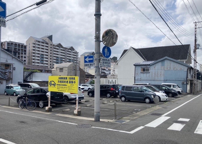 【月極駐車場 神戸市長田区五番町】米勝興産第1駐車場